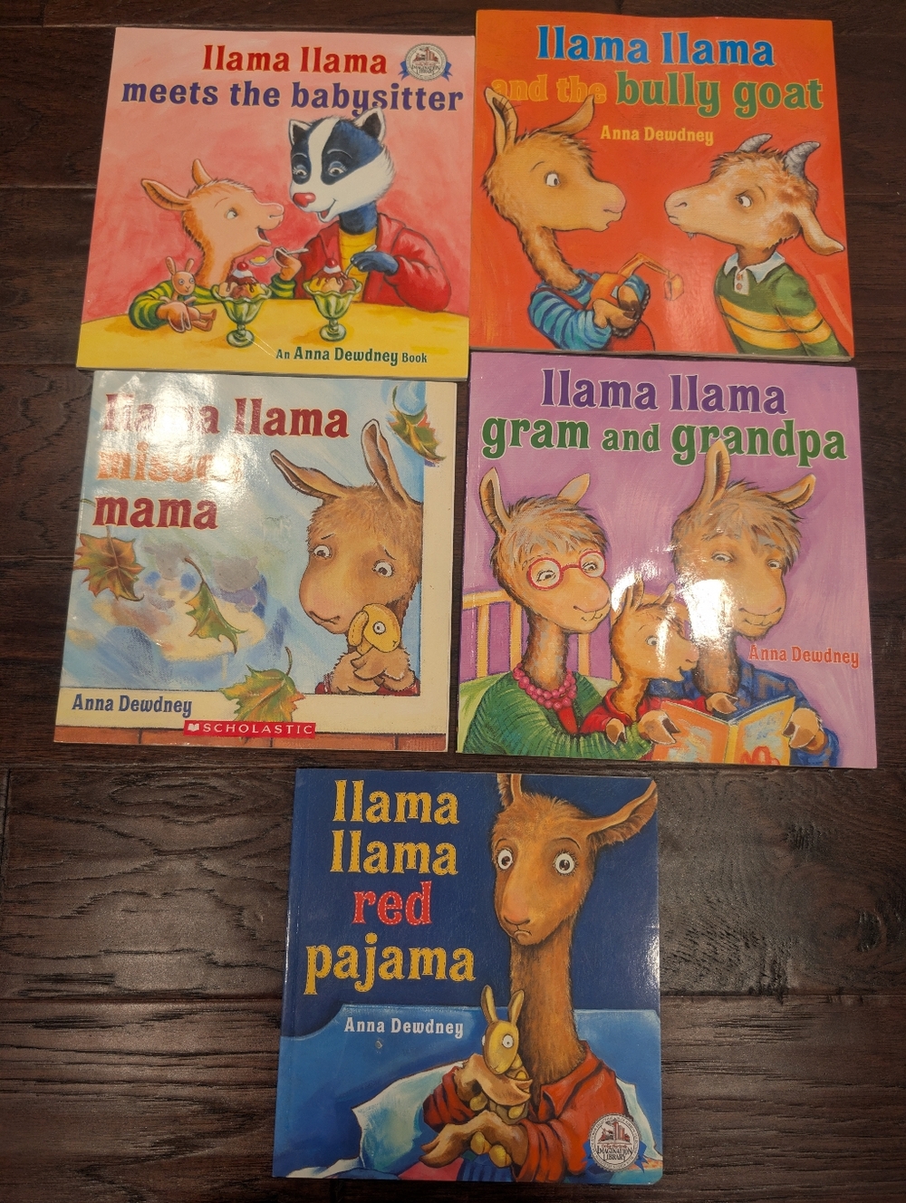 Llama Llama Kids Picture Books Bundle Lot Of 5, By Anna Dewdney